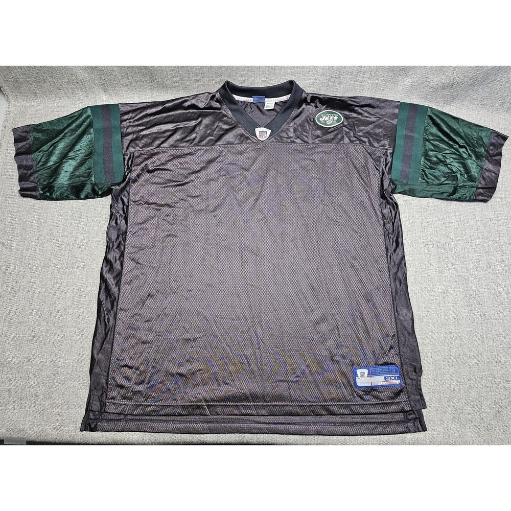 New York Jets‎ Jersey Mens 3XL Black NFL Football Reebok Equipment On Field